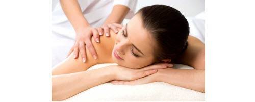 image of woman getting a massage