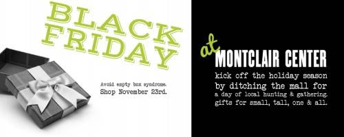 Montclair Center Black Friday Shop Local
