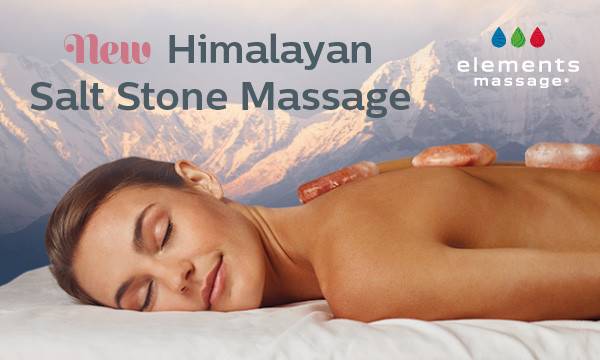 woman receiving Himalayan stone massage