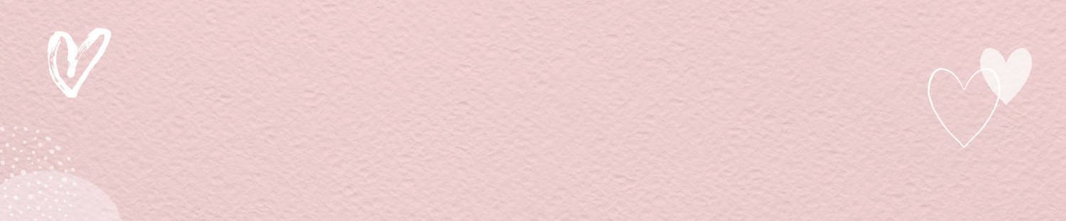 light pink background with white hearts