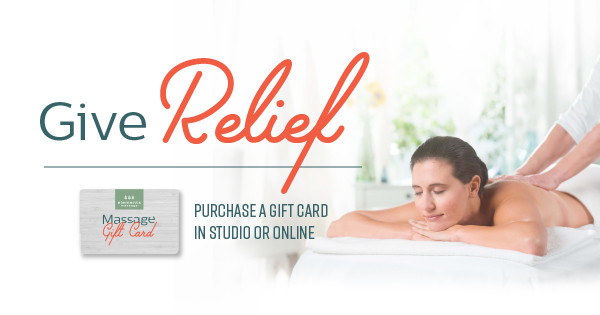 Give relief - give a massage!