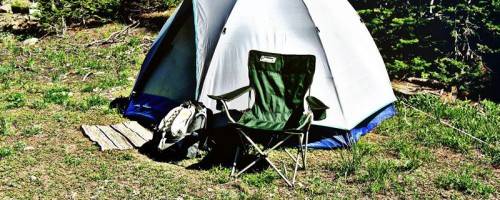 photo of a tent