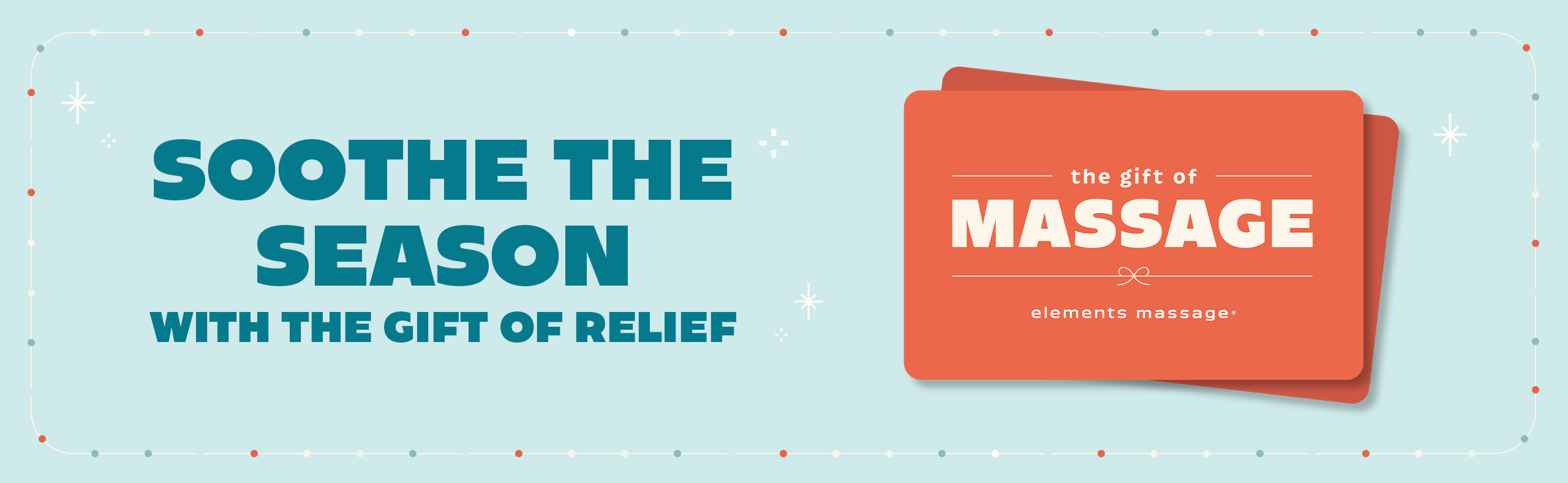 Soothe the season with the gift of relief
