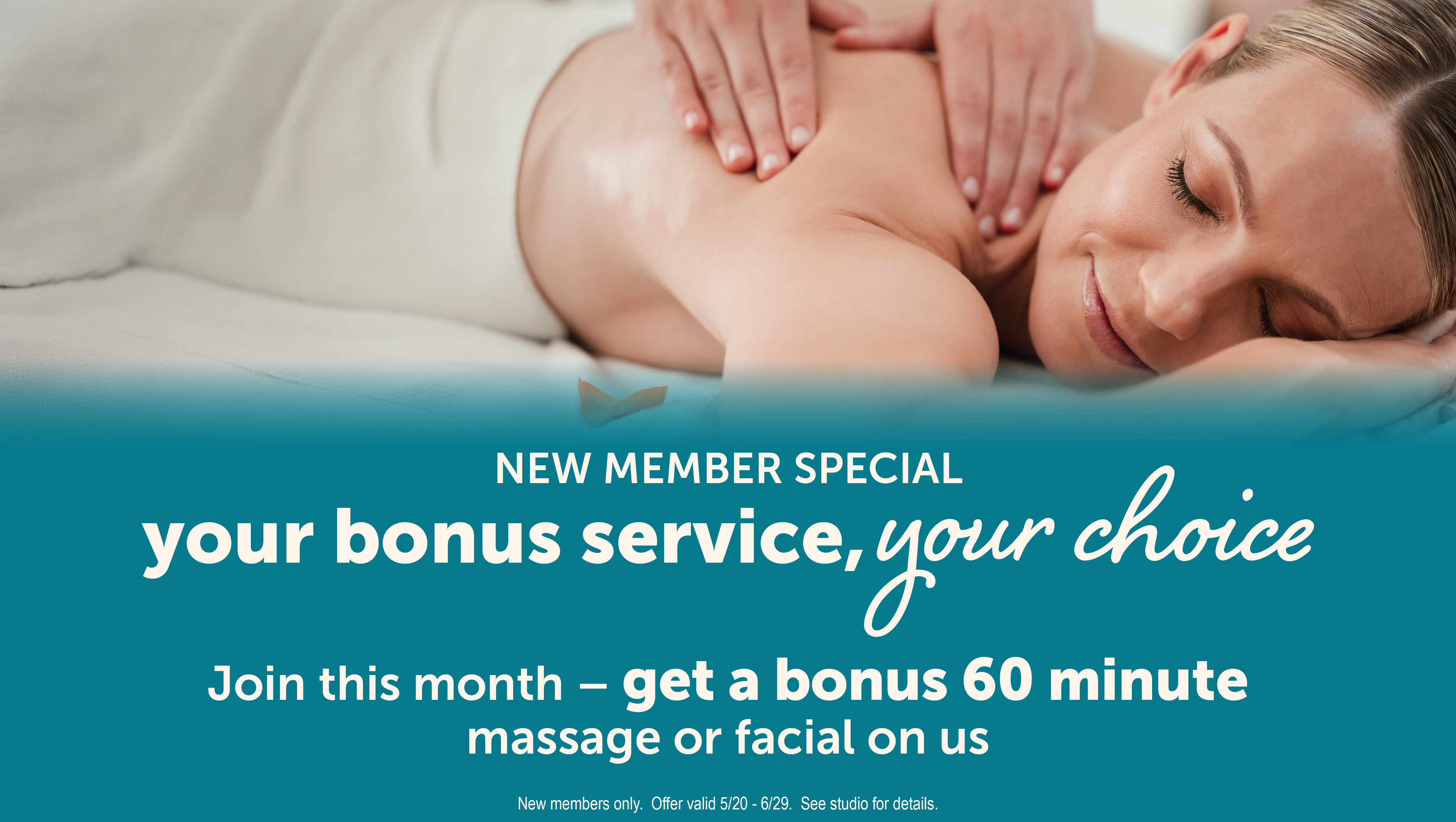 Become a member and get a FREE bonus 1-hour session in your first month