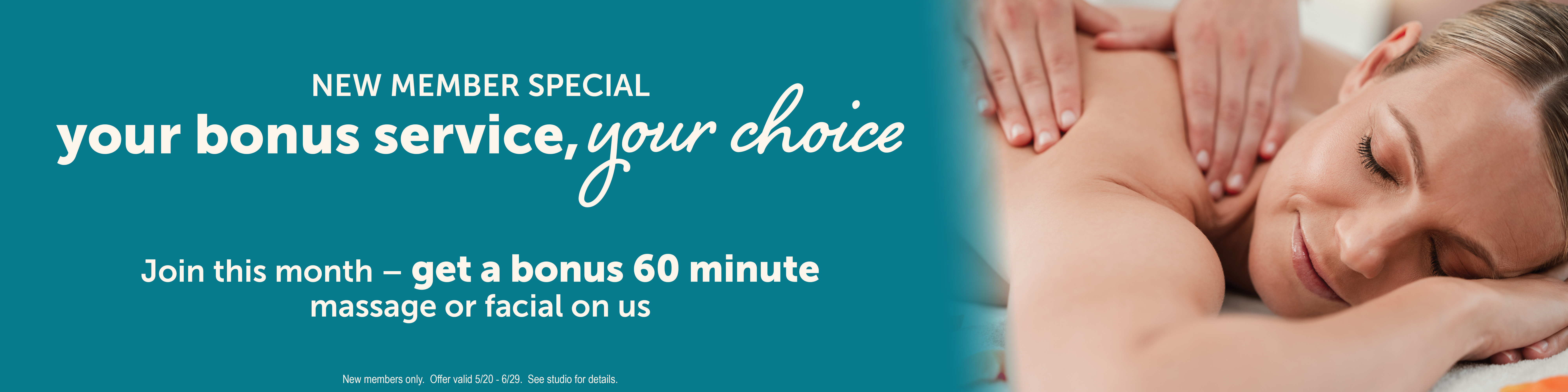 Become a member and get a FREE bonus 1-hour session in your first month