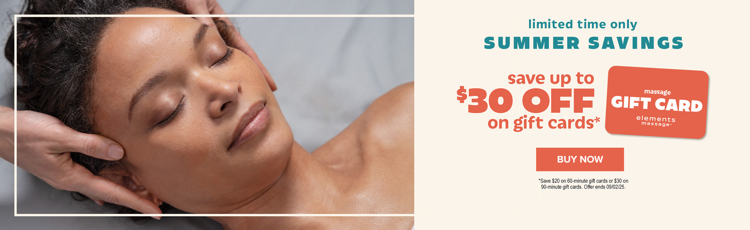 limited time summer savings on gift cards