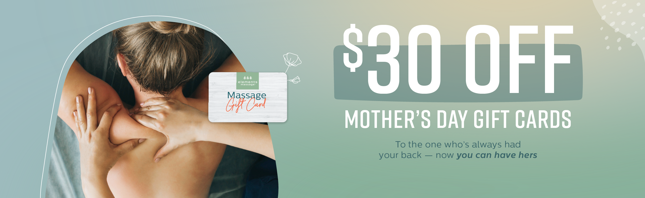 Mother's Day gift card offer